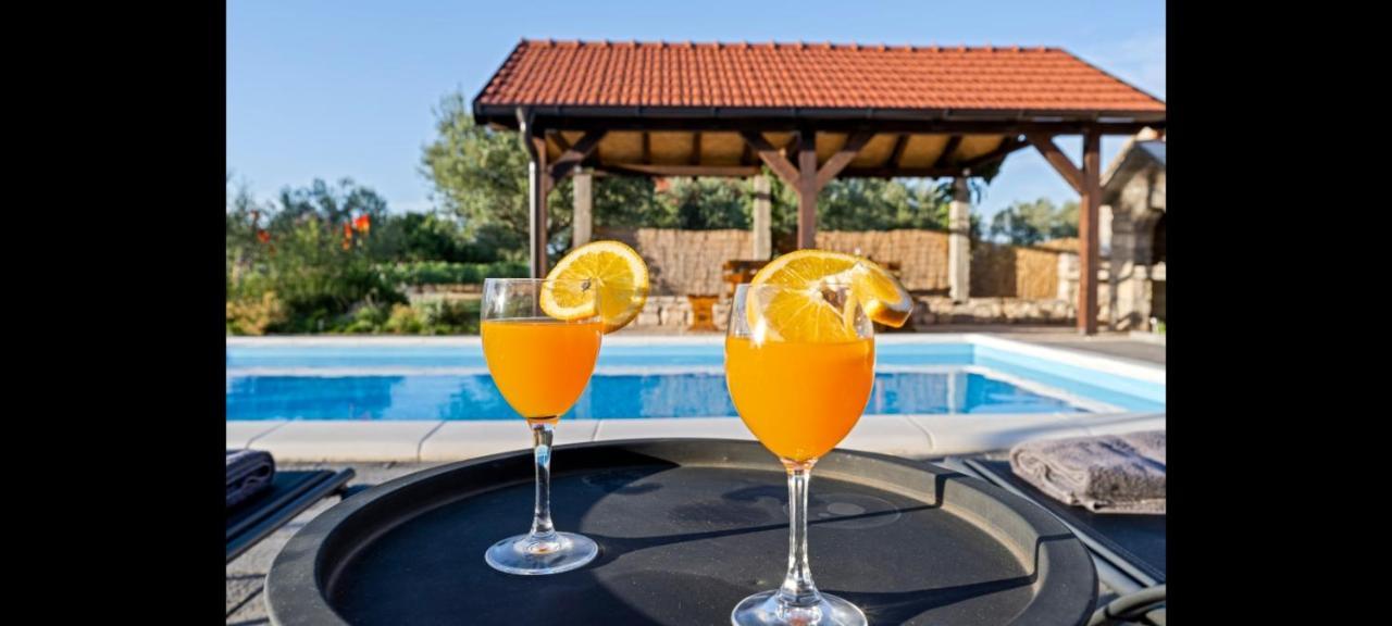 Villa Olive Tree House With Jacuzzi, Wifi And 40M2 Pool Siritovci Esterno foto